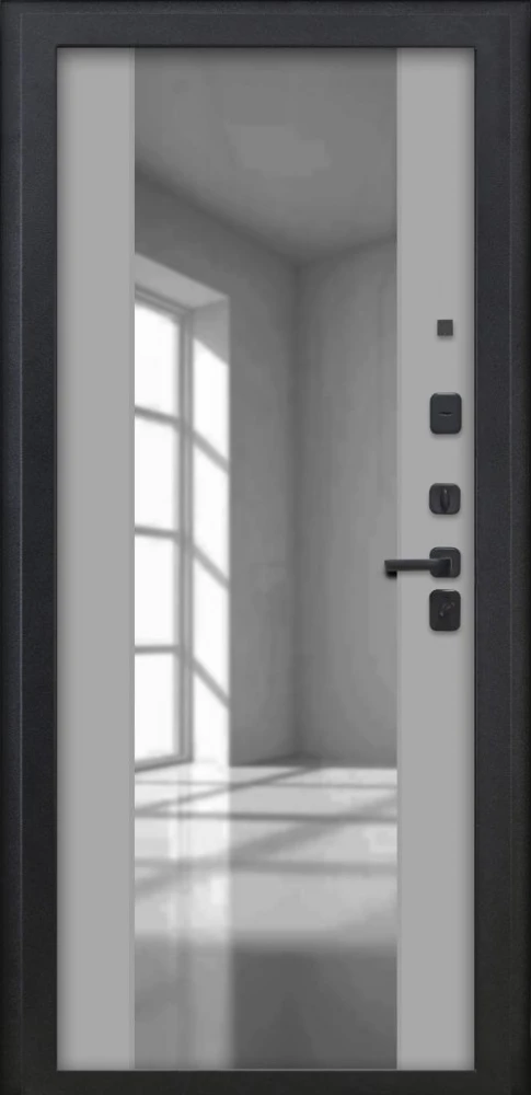 Входная дверь ДвериПРО Аура ФЛЗ-1 Шарли светлый DPRO222750 внутренняя сторона